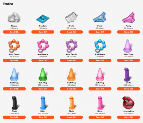 Cam4 Feature Spotlight: Cam4 Gifts