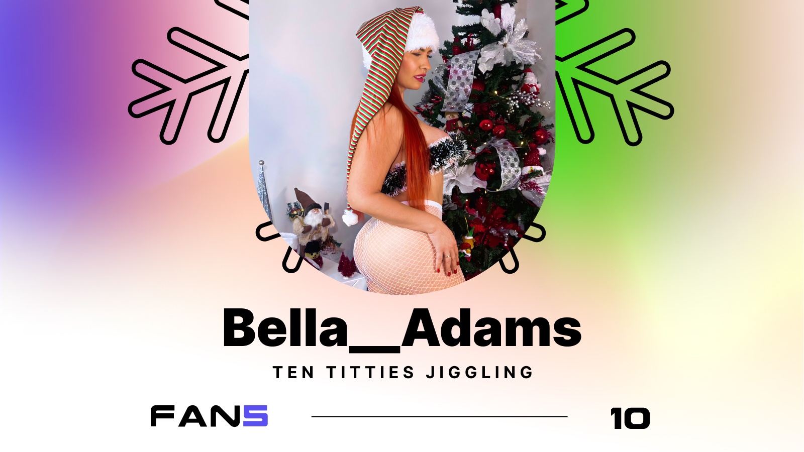 12 Girls of XXXMAS on FAN5: Bella__Adams – Ten Titties Jiggling
